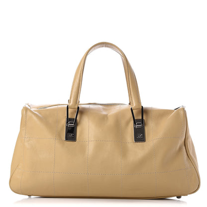 Chanel Calfskin Square Stitched Large Tote Beige 1 of 14