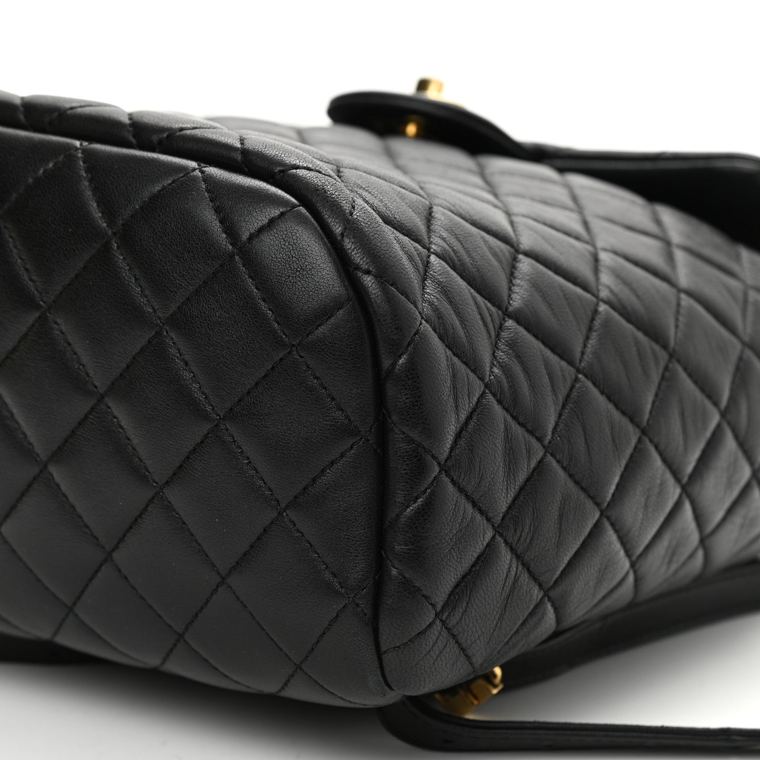 Chanel Lambskin Quilted Small Urban Spirit Backpack Black 10 of 13