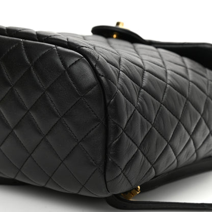 Chanel Lambskin Quilted Small Urban Spirit Backpack Black 10 of 13