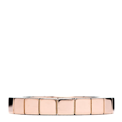 Cartier 18K Pink Gold 3mm Lanieres Ring 48 4.5 3 of 4