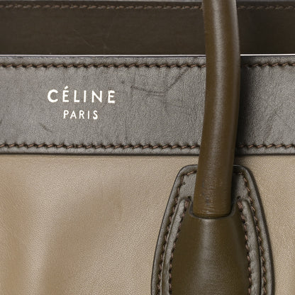 Celine Smooth Calfskin Nano Tri-Color Luggage Khaki 14 of 18