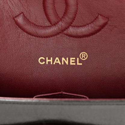 Chanel Lambskin Quilted Medium Double Flap Black 6 of 13