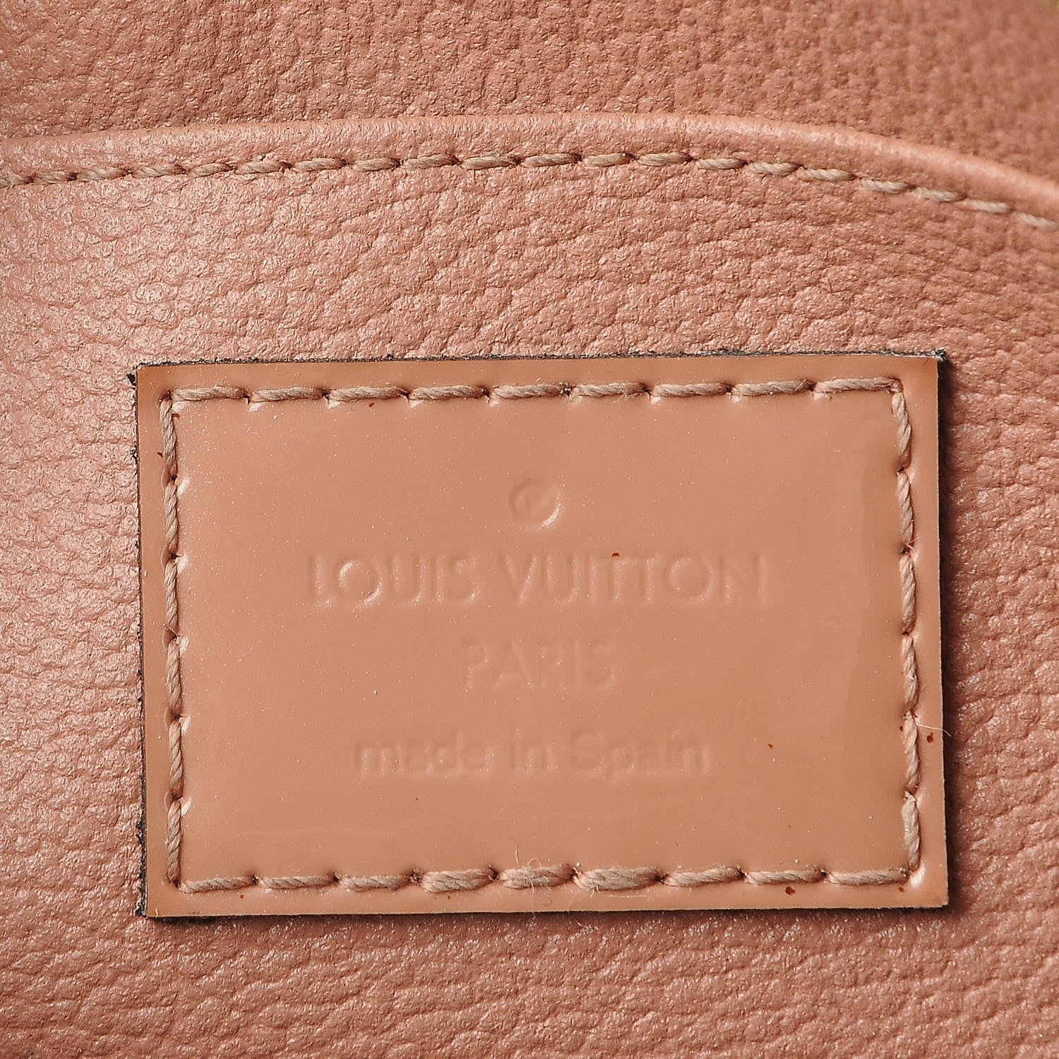Louis Vuitton Vernis Cosmetic Pouch Rose Velours 7 of 12
