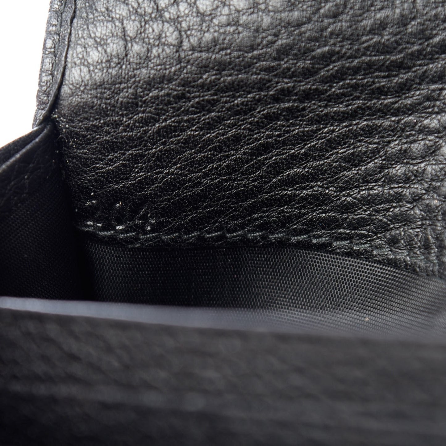 Vitello Daino Continental Flap Wallet Black