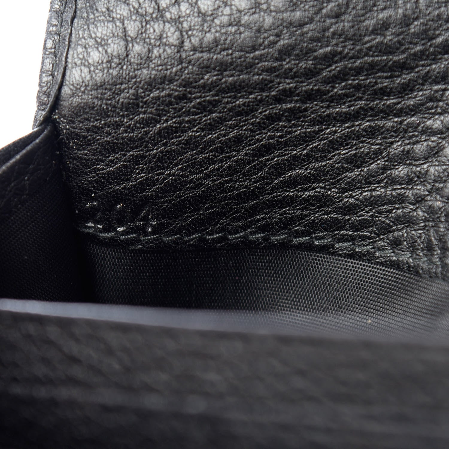 Prada Vitello Daino Continental Flap Wallet Black 8 of 8