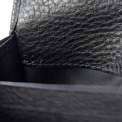 Prada Vitello Daino Continental Flap Wallet Black 8 of 8
