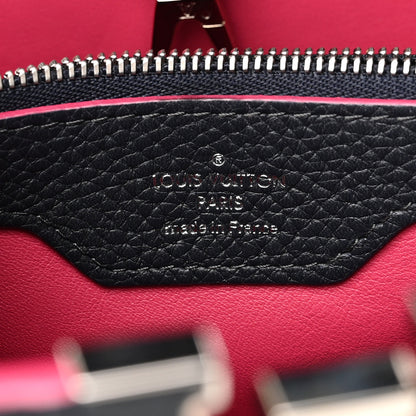 Louis Vuitton Taurillon Capucines MM Cobalt Fuchsia 6 of 11