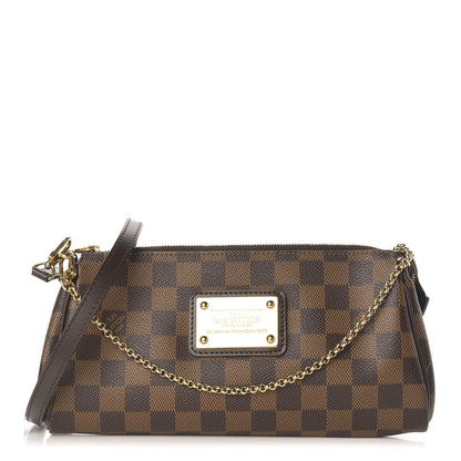 Louis Vuitton Damier Ebene Eva Clutch 1 of 9