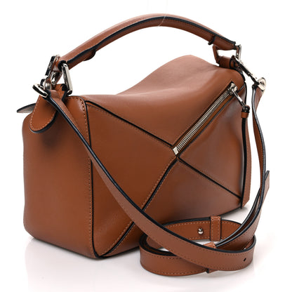 Loewe Calfskin Small Puzzle Bag Tan 3 of 11