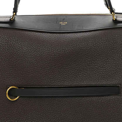 Celine Goatskin Smooth Calfskin Medium Ring Bag Dark Taupe 7 of 11