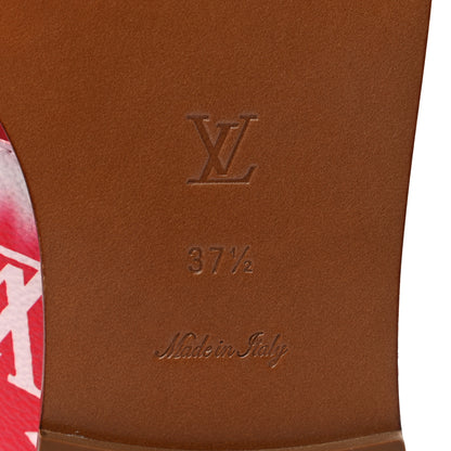 Louis Vuitton Monogram Escale Palma Sandals 37.5 Rouge 6 of 8