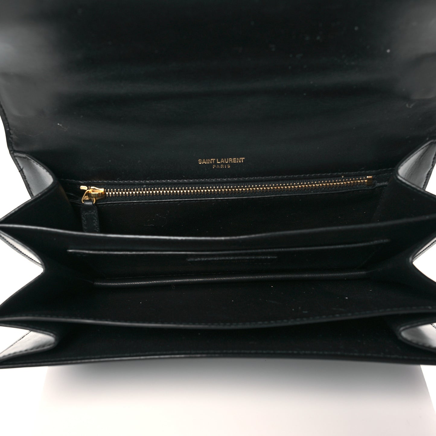 Smooth Calfskin Medium Domino Shoulder Bag Black