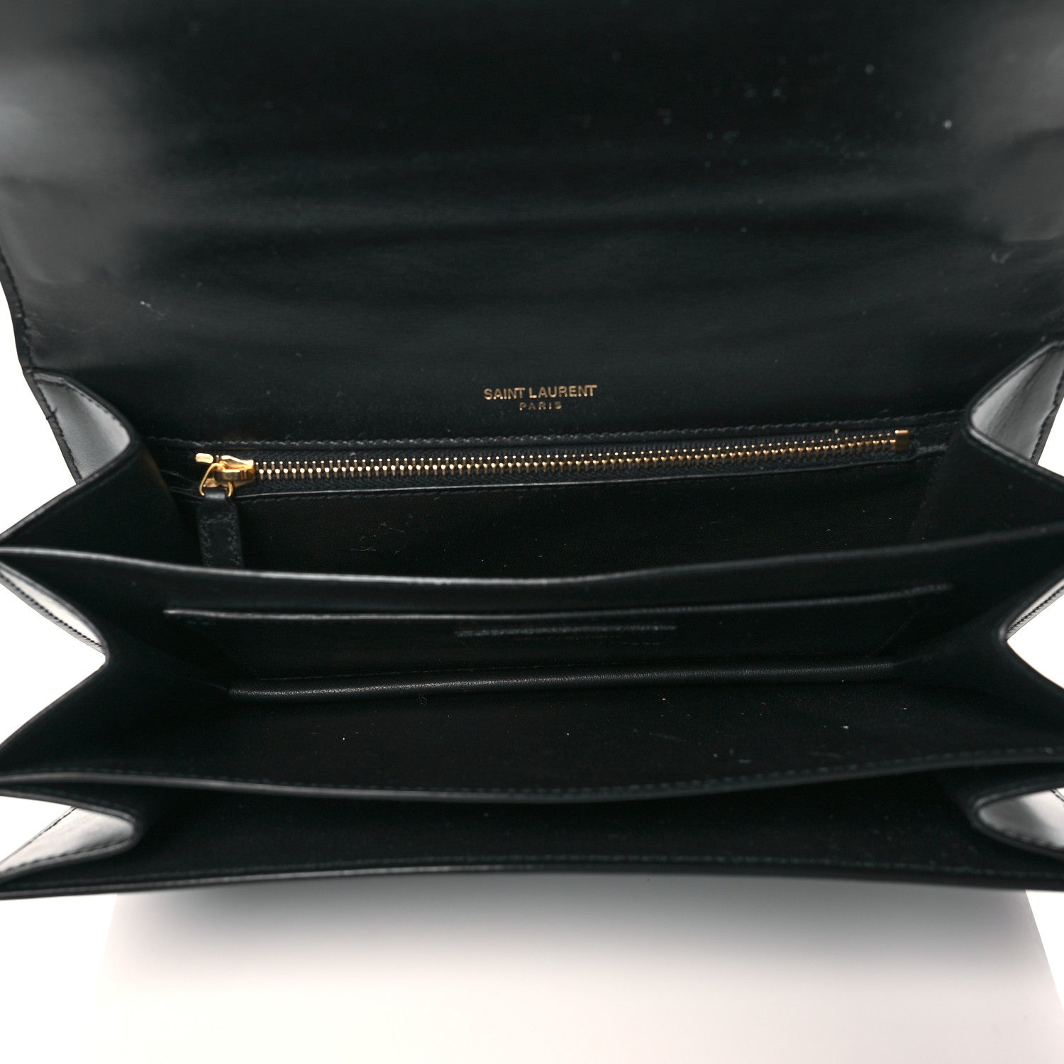 Saint Laurent Smooth Calfskin Medium Domino Shoulder Bag Black 5 of 10