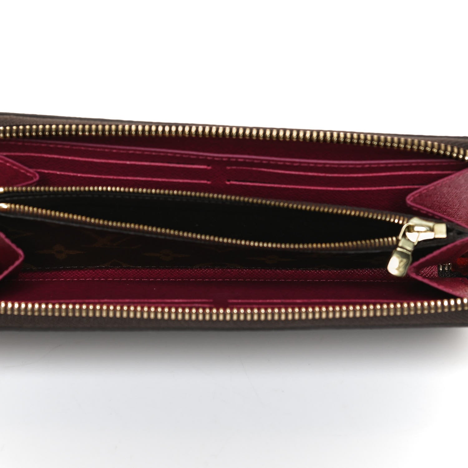 Louis Vuitton Monogram Clemence Wallet Fuchsia 4 of 11