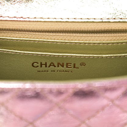 Chanel Metallic Goatskin Quilted Mini 2.55 Reissue Flap Multicolor 5 of 10