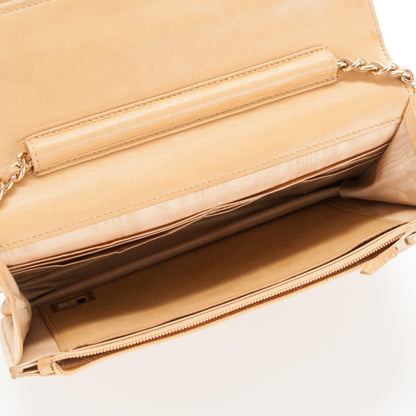 Chanel Caviar Timeless CC Wallet On Chain WOC Beige 5 of 8