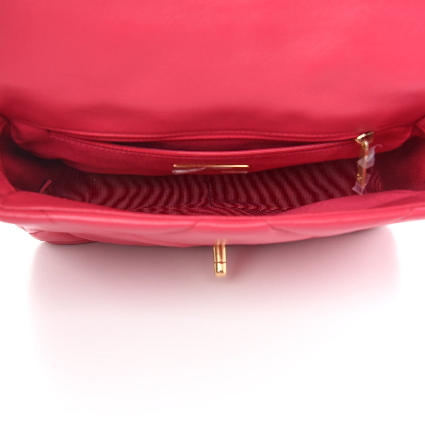 Goatskin Quilted Medium Chanel 19 Flap Pink