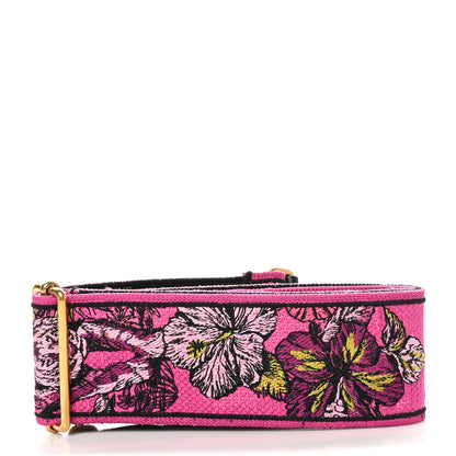 Christian Dior Canvas Toile de Jouy Voyage Shoulder Strap Fuchsia Multicolor 2 of 4