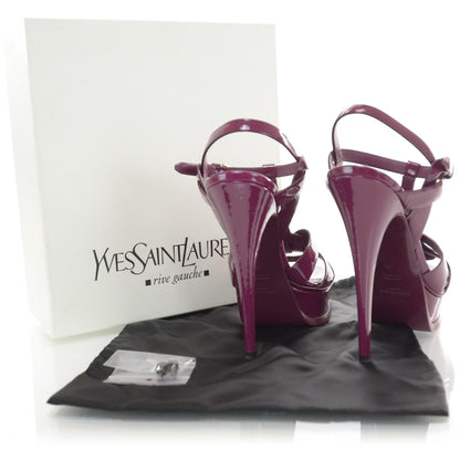 Saint Laurent Patent Tribute 105 Platform Sandals 40 3 of 6