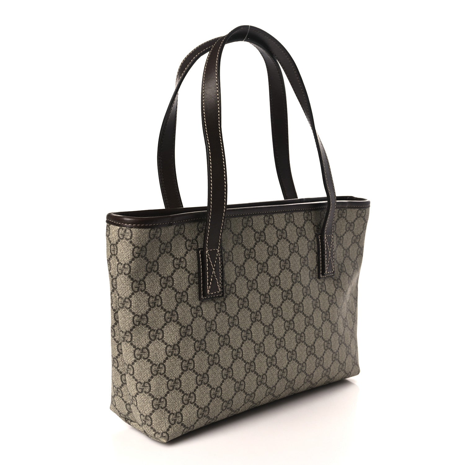 Gucci GG Supreme Monogram Small Joy Tote Dark Brown 3 of 9
