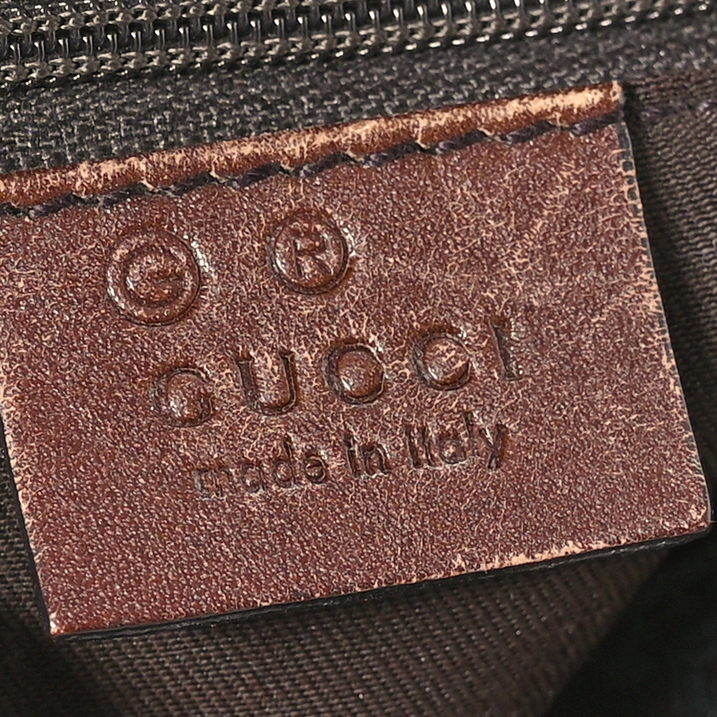 Nylon Monogram Hobo Bag Brown