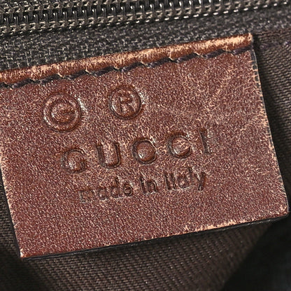 Gucci Nylon Monogram Hobo Bag Brown 7 of 11