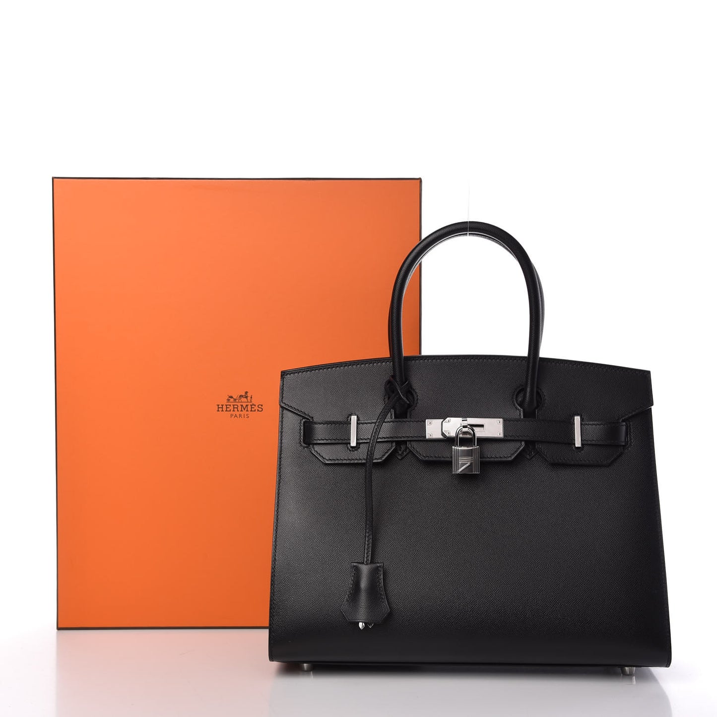 Madame Calfskin Birkin Sellier 30 Black