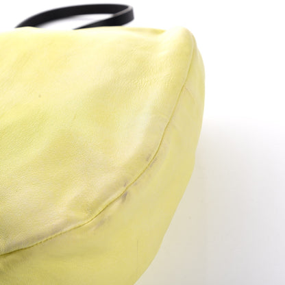 Jimmy Choo Lambskin Small Biker Hobo Yellow 10 of 12