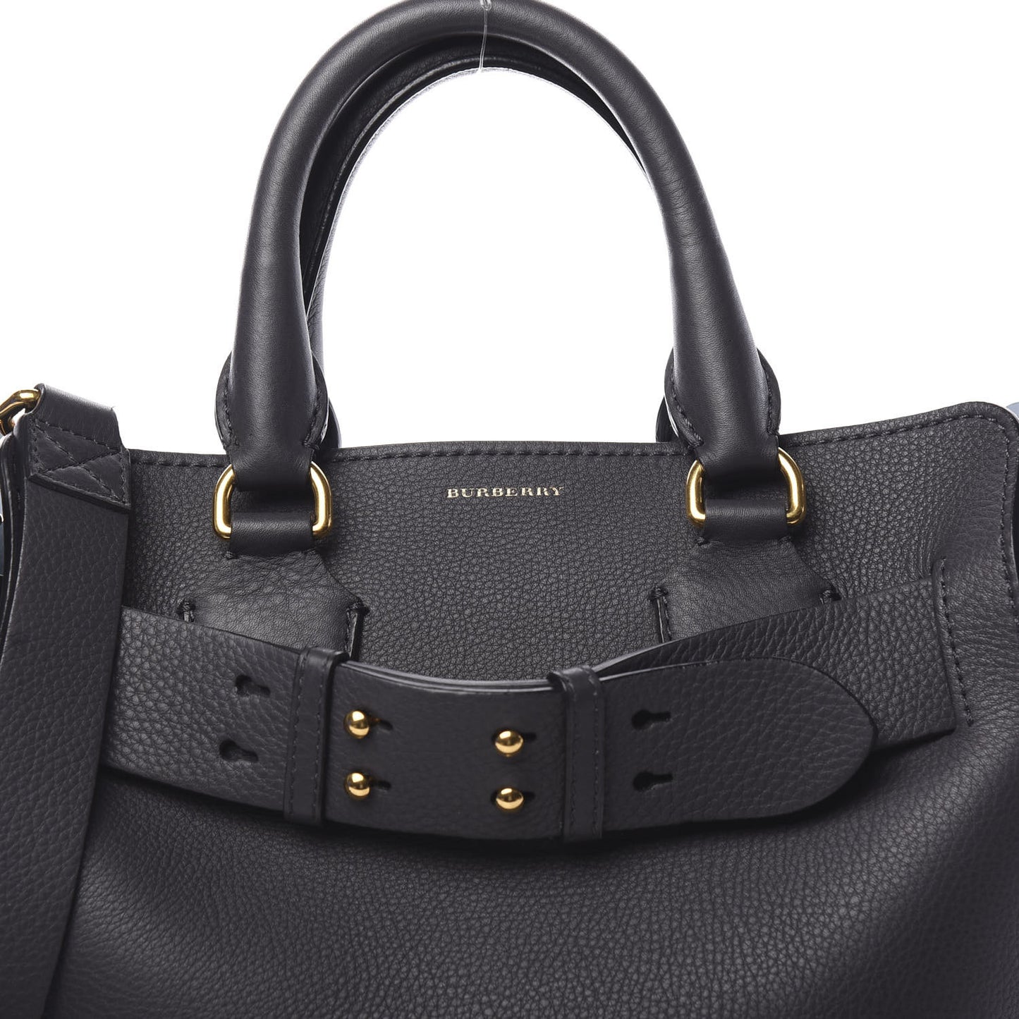 Soft Grain Calfskin Small Belt Bag Charcoal Grey