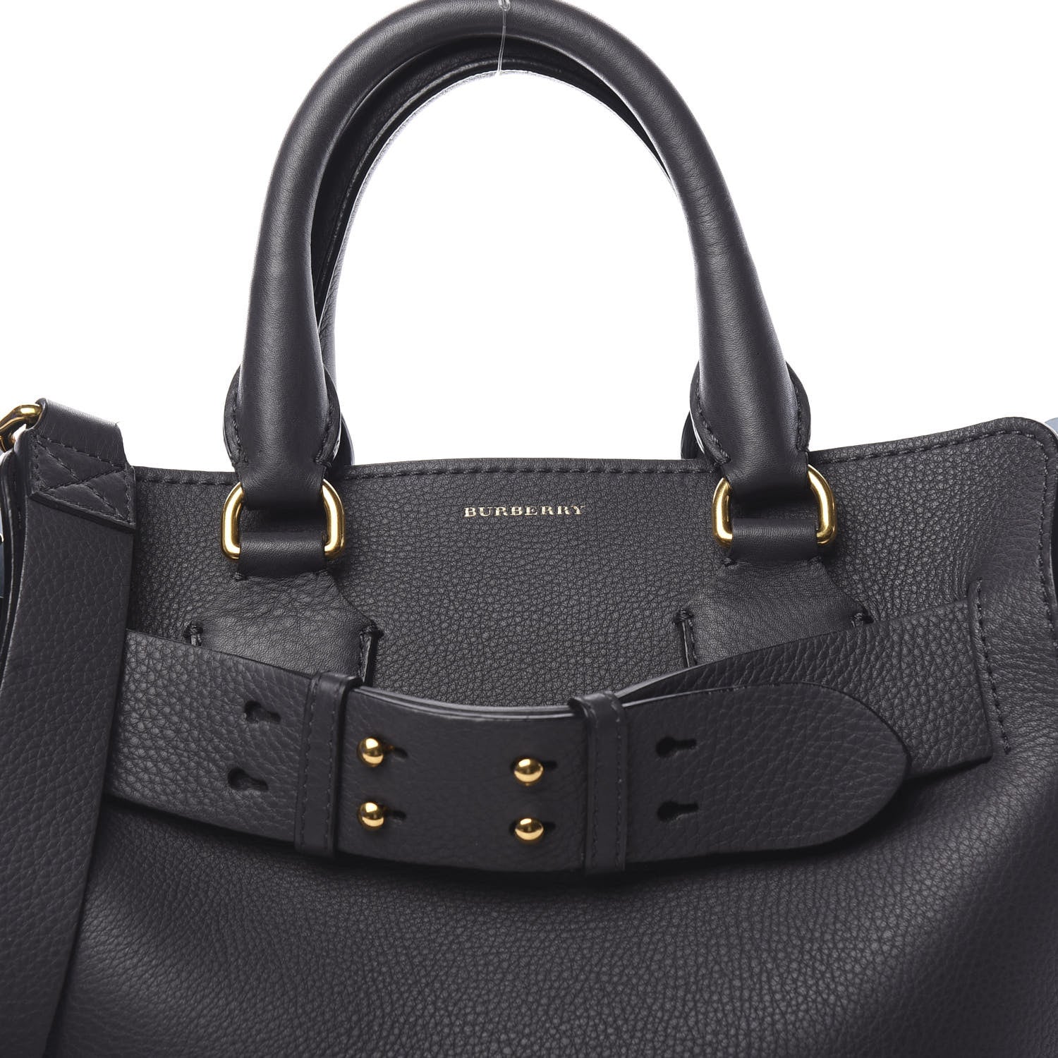 Burberry Soft Grain Calfskin Small Belt Bag Charcoal Grey 8 of 10