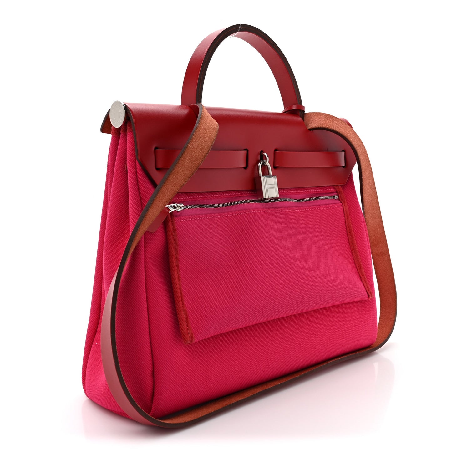 Military Toile Vache Hunter Herbag Zip PM 31 Rose Mexico Rouge Piment