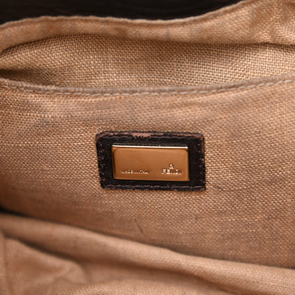 Fendi Zucca Nappa Nuvolata Vitello Tortuga Small Spy Tobacco Moro 6 of 11