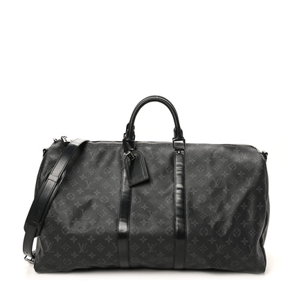 Louis Vuitton Monogram Eclipse Keepall Bandouliere 55 1 of 10