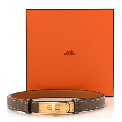 Hermes Epsom Kelly Belt Etoupe 4 of 4