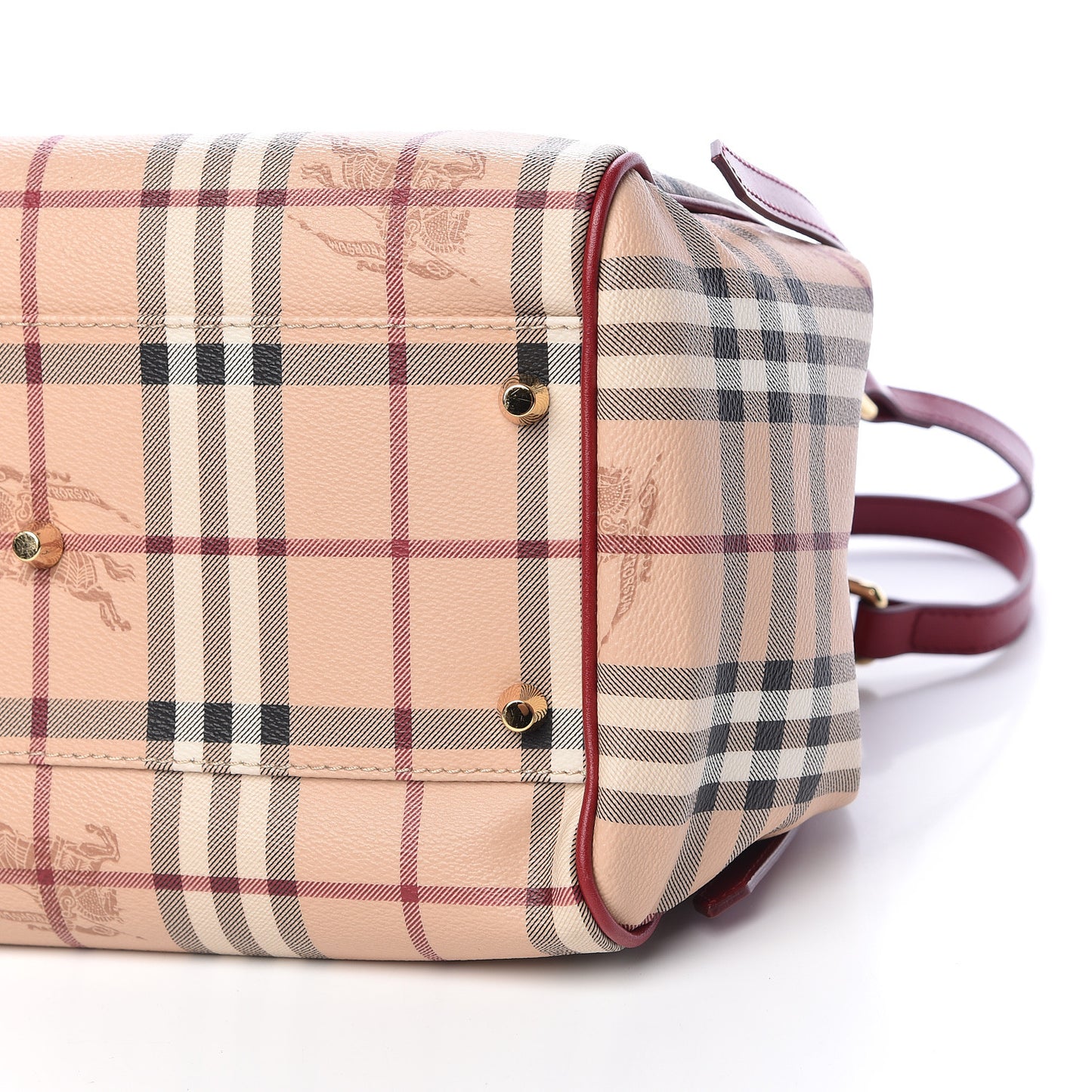 Haymarket Check Small Canterbury Tote Military Red