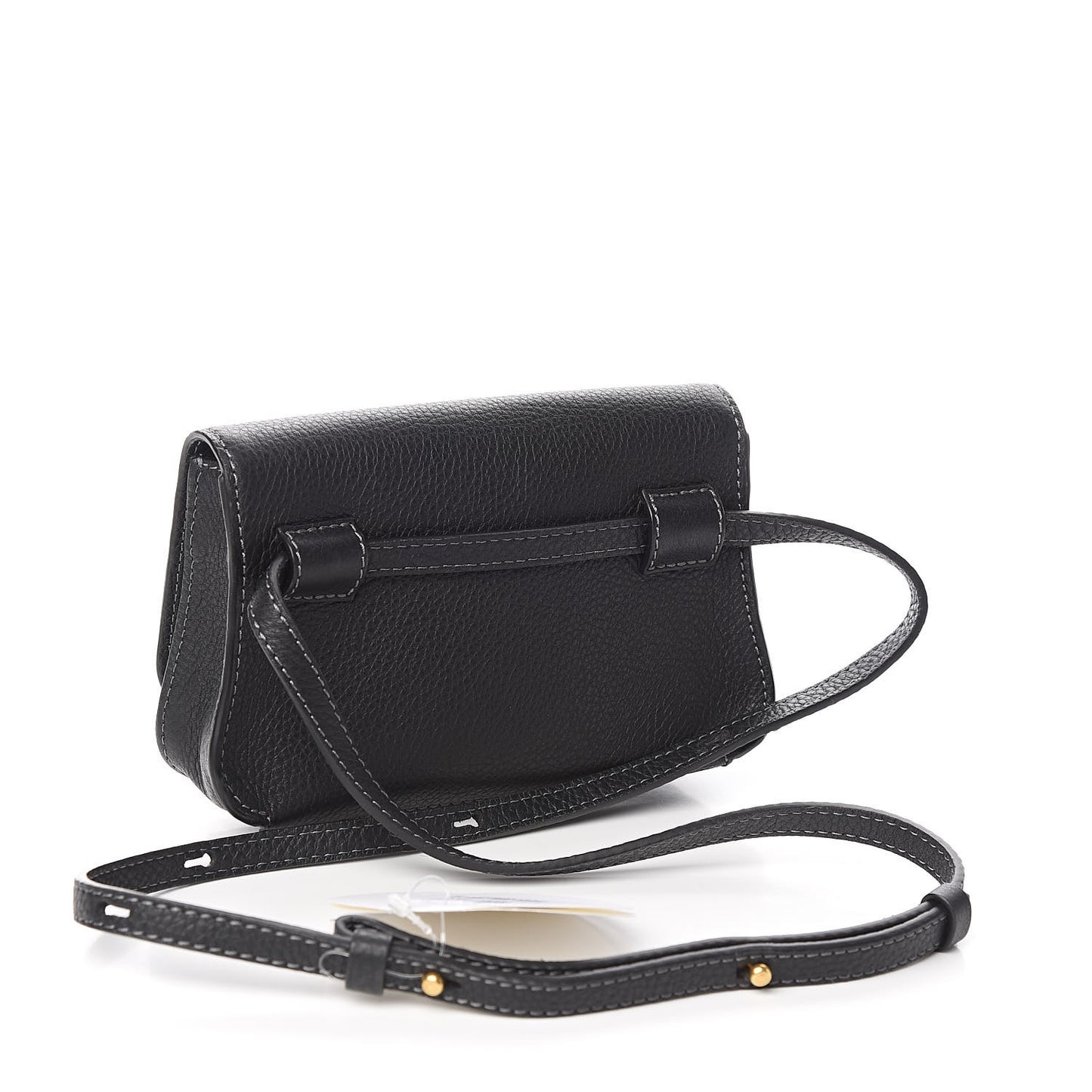 Calfskin Marcie Convertible Belt Bag Black