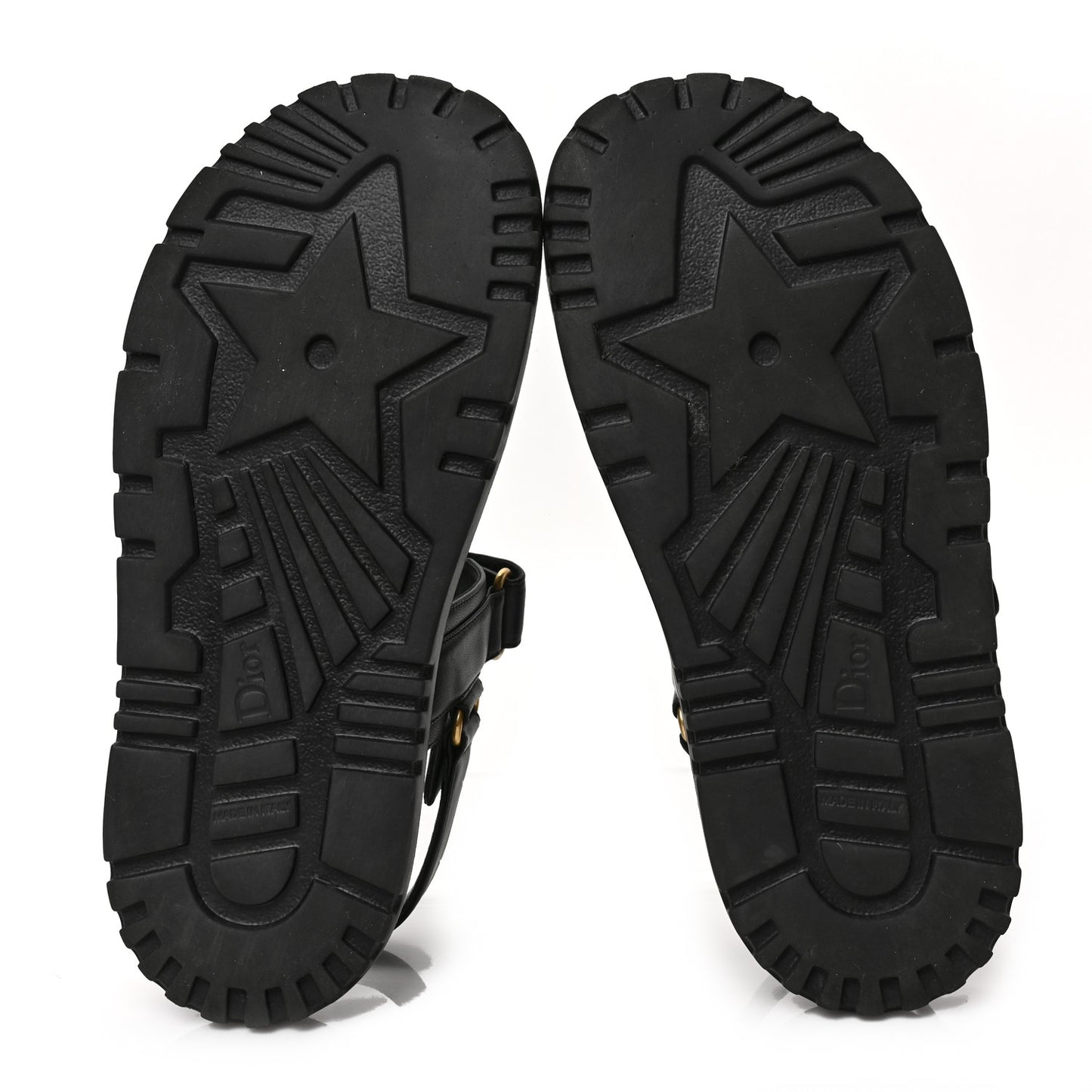Lambskin Dioract 10mm Sandals 39.5 Black
