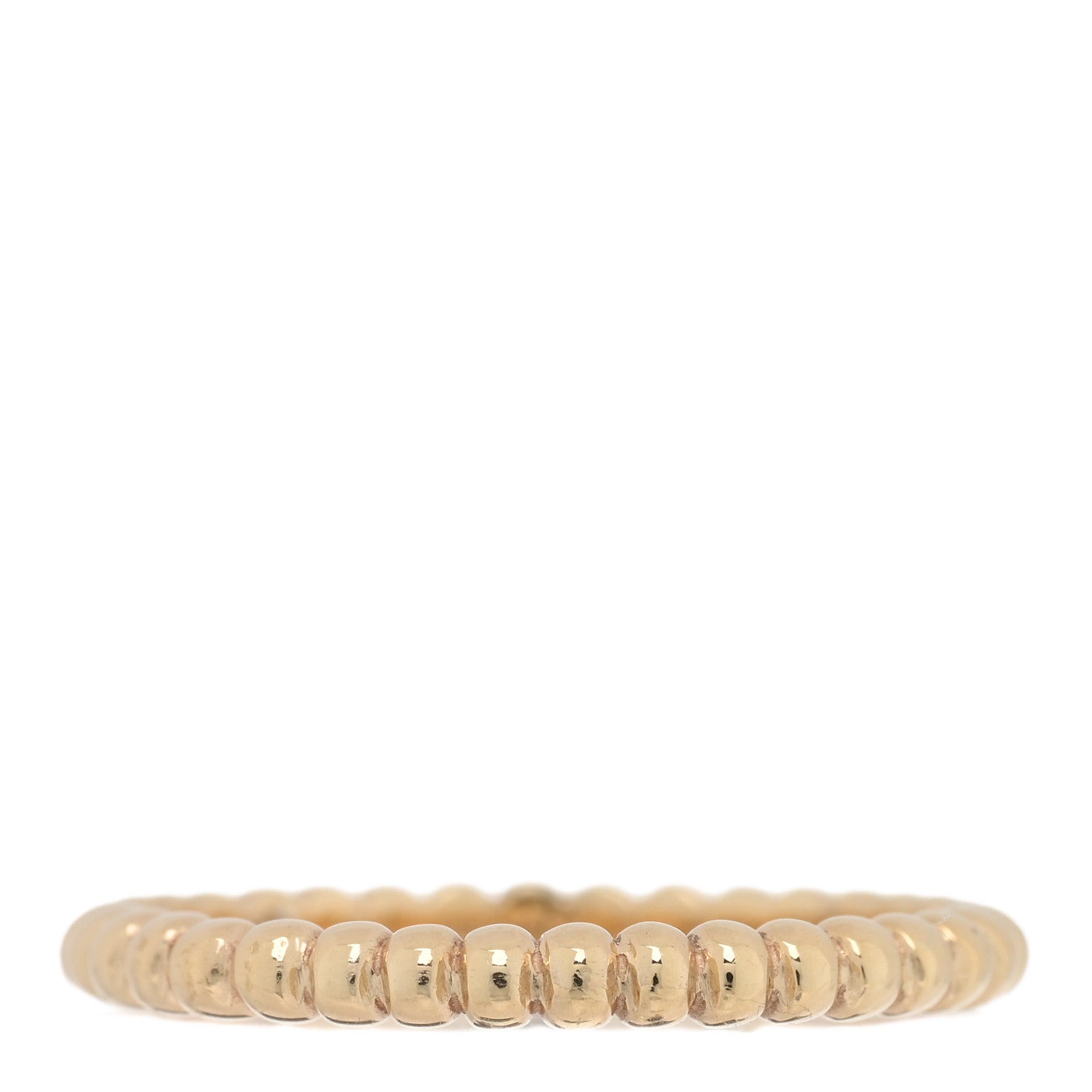 Van Cleef & Arpels 18K Yellow Gold Small Perlee Ring 51 5.75 3 of 5