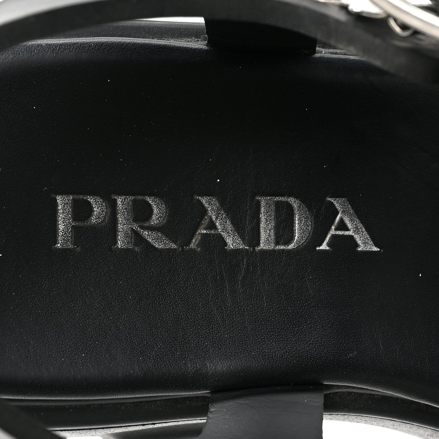 Foam Rubber Triangle Logo Monolith 55mm Cage Sandals 38 Black