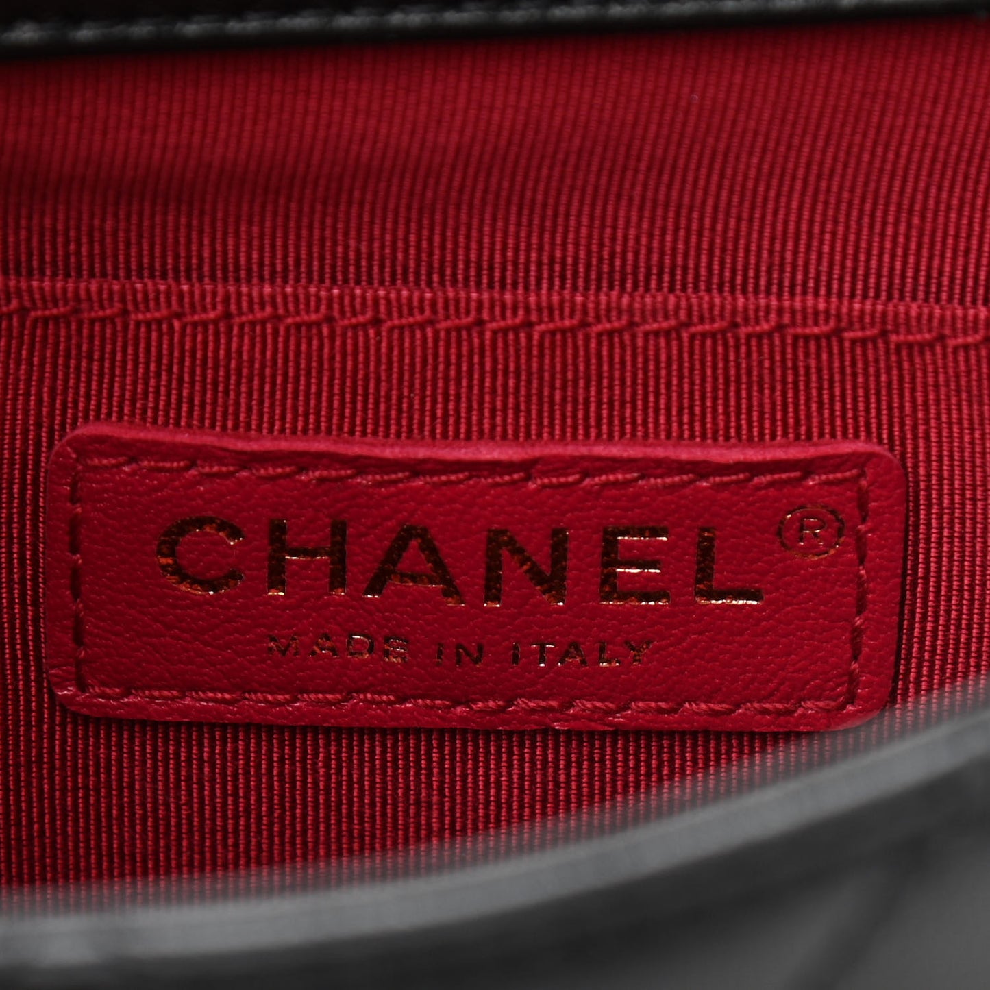 Lambskin Quilted Small Circular Handle Bag Black