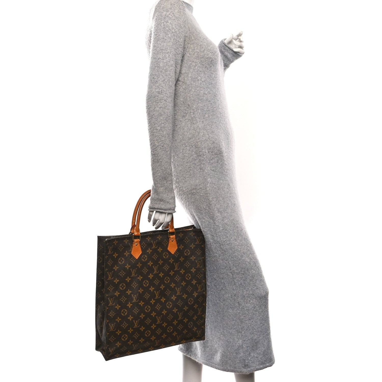 Louis Vuitton Monogram Sac Plat 2 of 11