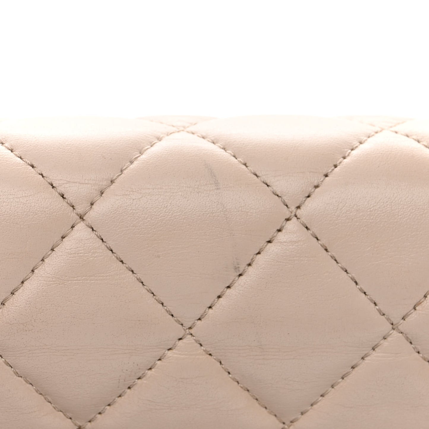 Calfskin Ombre Quilted Large Boy Flap Grey Beige