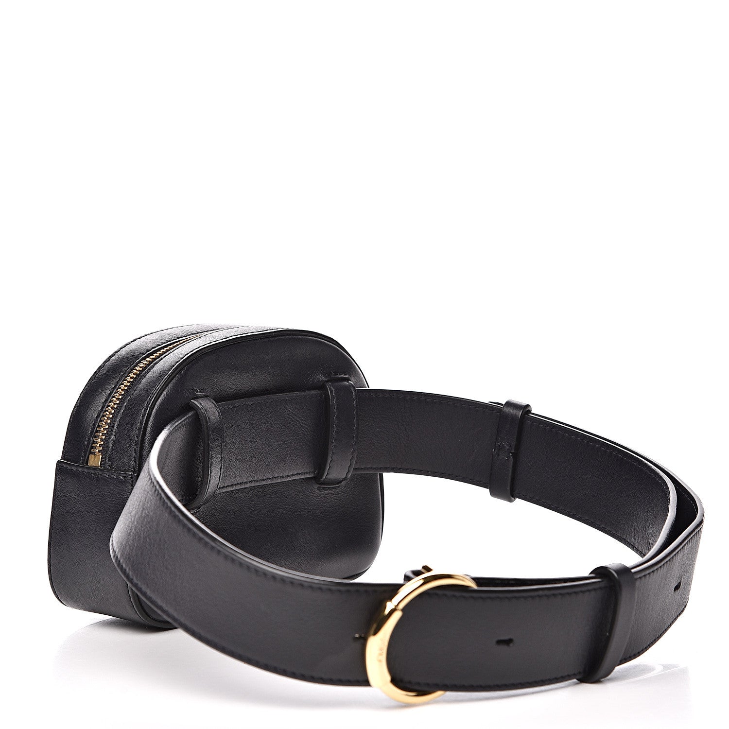 Chloe Smooth Calfskin Little Horses Embroidered Signature Belt Bag Black 3 of 11