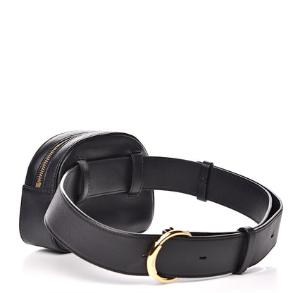Chloe Smooth Calfskin Little Horses Embroidered Signature Belt Bag Black 3 of 11