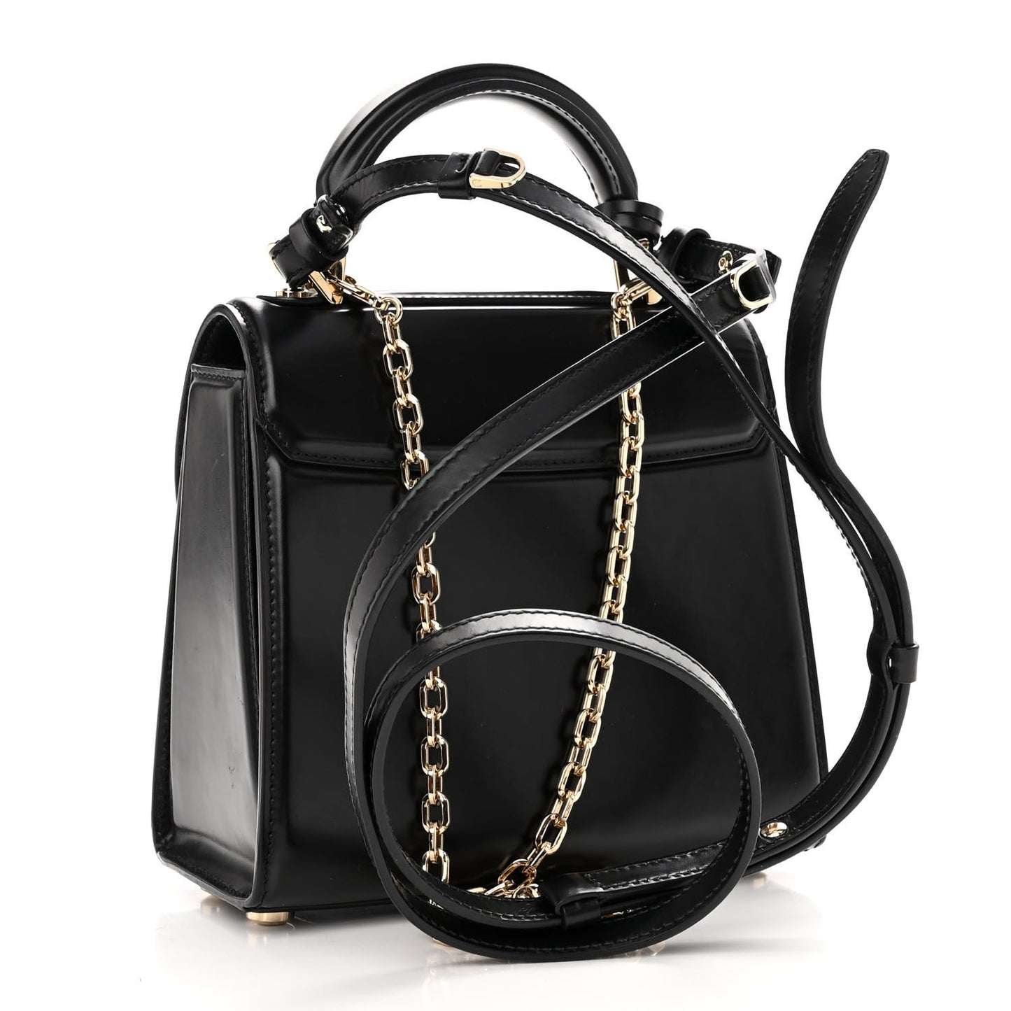 Smooth Calfskin Small Boxyz Black