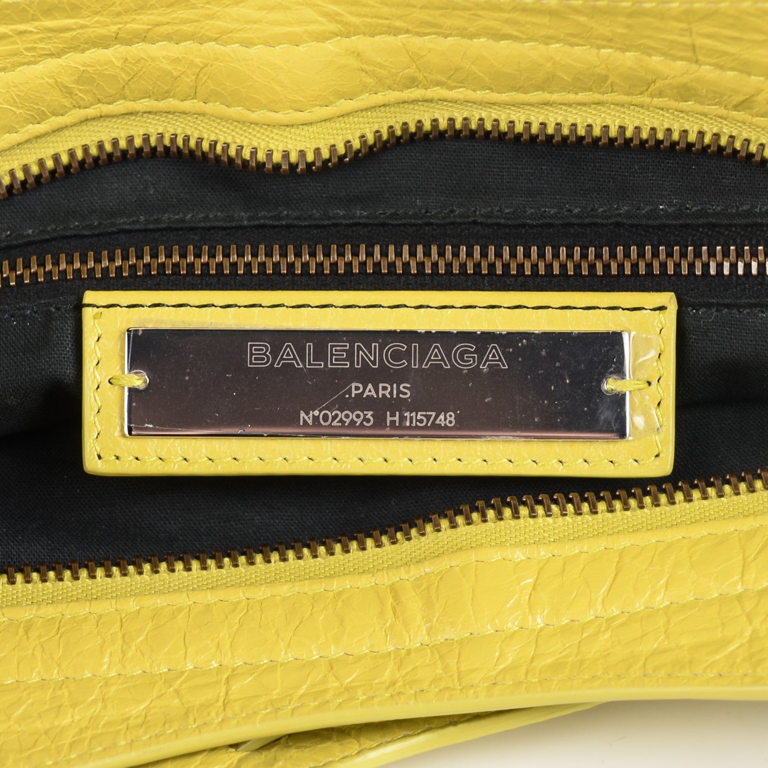 Balenciaga Agneau Classic Hardware City Jaune Poussin 10 of 13