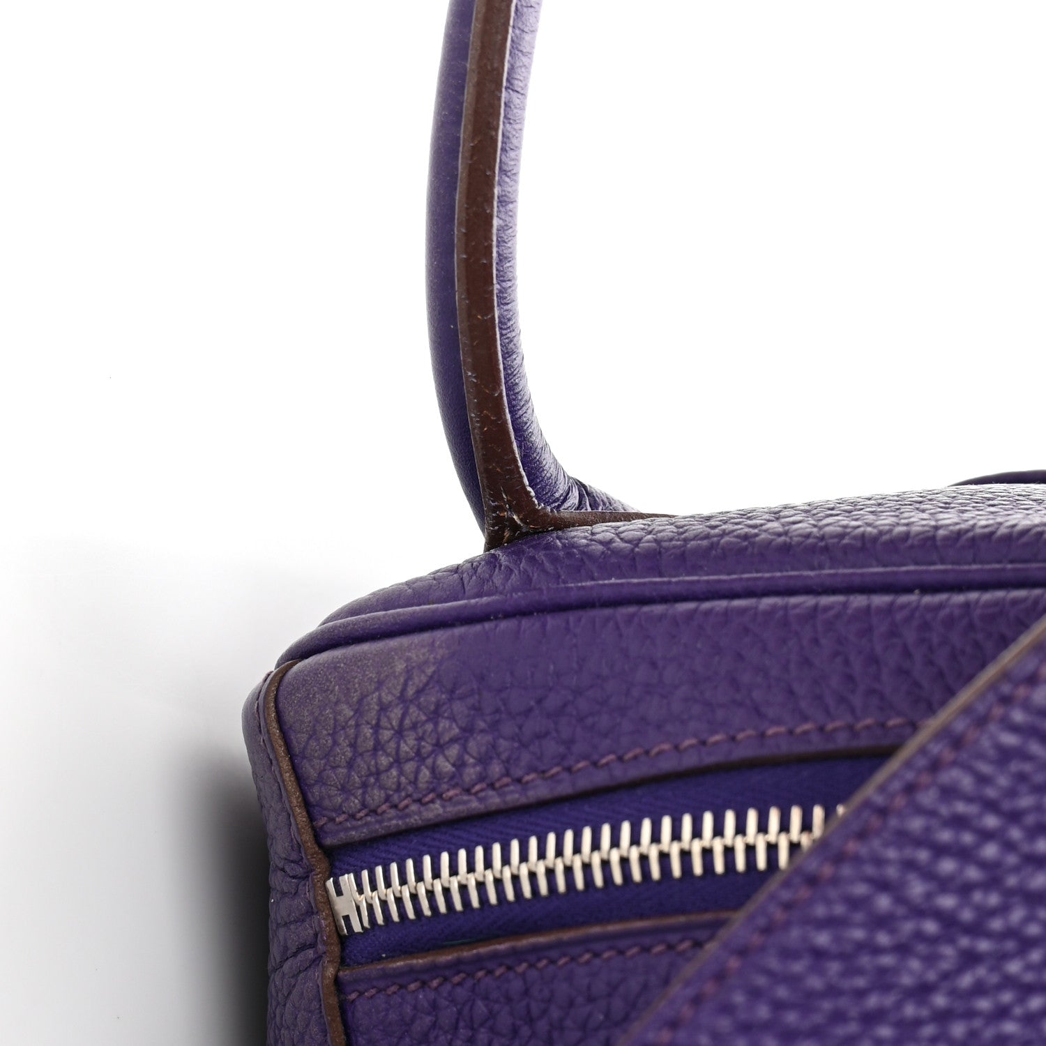 Hermes Taurillon Clemence Lindy 34 Iris 14 of 16