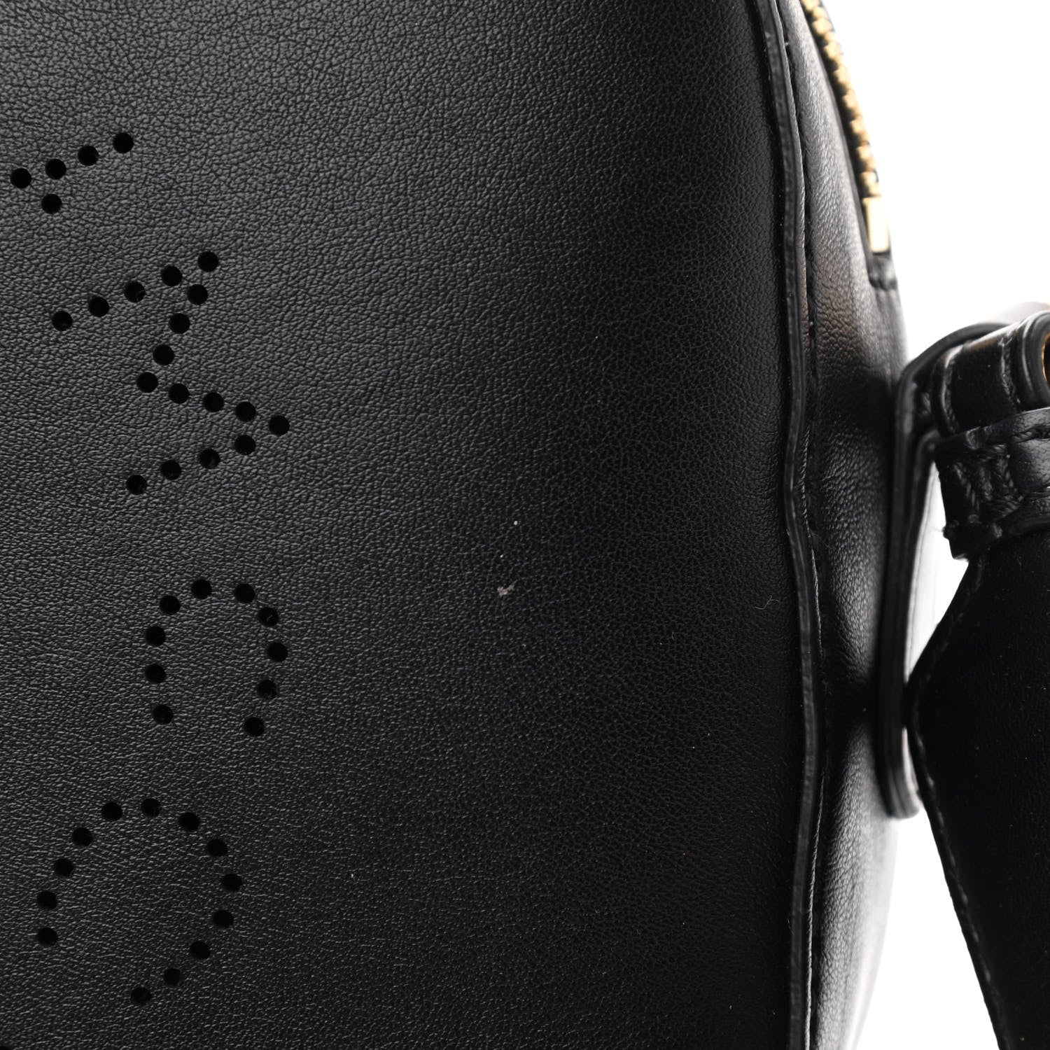 Stella McCartney Eco Alter Nappa Perforated Logo Mini Bag Black 12 of 12