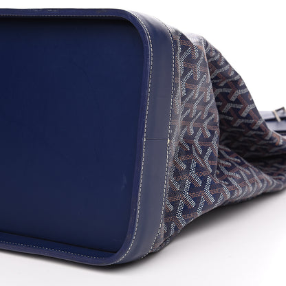 Goyard Goyardine Steamer Bag Navy 9 of 12