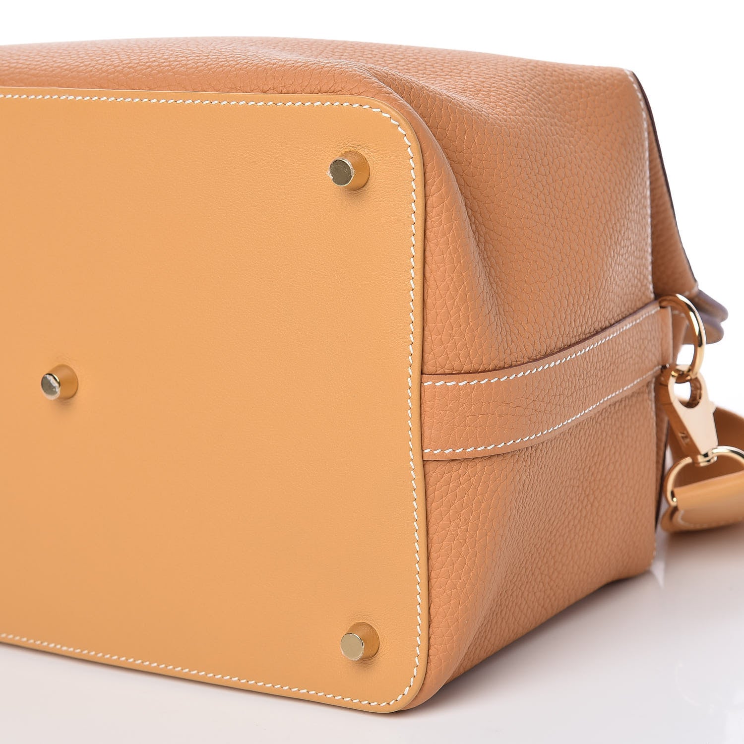 Hermes Taurillon Clemence Swift Toolbox 26 Curry Sable 10 of 11